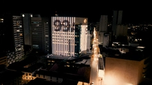 La imagen del Teatro Municipal será proyectada sobre la fachada iluminada del edificio del Banco de Occidente en pleno centro histórico de Cali