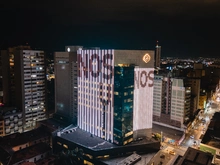 La imagen del Teatro Municipal será proyectada sobre la fachada iluminada del edificio del Banco de Occidente en pleno centro histórico de Cali