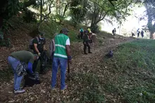 Comunidad de Alto Jordán y el Dagma retiran más de 14 metros cúbicos de residuos del río Meléndez