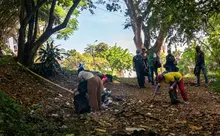 Comunidad de Alto Jordán y el Dagma retiran más de 14 metros cúbicos de residuos del río Meléndez