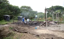 Incendio afectó la huerta comunitaria del jarillón en Calimío Norte