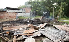 Incendio afectó la huerta comunitaria del jarillón en Calimío Norte