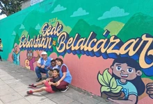 Un mural que une a la comunidad y fortalece la convivencia en el barrio Sucre