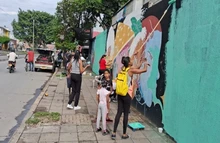 Un mural que une a la comunidad y fortalece la convivencia en el barrio Sucre
