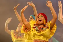 Con homenajes a Totó La Momposina, Delia Zapata y Petronio Álvarez, inició el Encuentro de Danzas Folclóricas Mercedes Montaño 