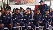 Cali recibió con orgullo a los nueve bomberos que hicieron parte del grupo de rescatistas en La Guaira, Venezuela