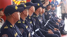 Cali recibió con orgullo a los nueve bomberos que hicieron parte del grupo de rescatistas en La Guaira, Venezuela