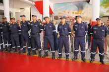 Cali recibió con orgullo a los nueve bomberos que hicieron parte del grupo de rescatistas en La Guaira, Venezuela