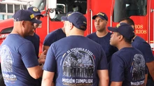 Cali recibió con orgullo a los nueve bomberos que hicieron parte del grupo de rescatistas en La Guaira, Venezuela
