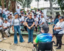 Uramba llegó al barrio Siete de Agosto con deporte, inclusión y atención institucional