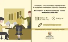 Elección de 17 Asociaciones de juntas de acción comunal