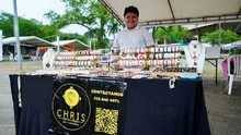 Christopher Coneo, un niño emprendedor que fue sensación durante el ‘Festival de la Familia’ en la Comuna 20