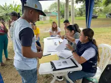 La agenda social de la Alcaldía de Cali desplegó toda su oferta institucional para atender a las 390 familias del asentamiento Brisas de las Torres