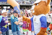 Los creadores de contenido celebraron con gambetas y siete goles el cumpleaños 490 de Cali en el Pascual Guerrero