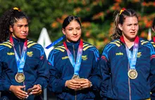 ¡Orgullo caleño en el Caribe! Carol Carmona, Jocelin Ruco y el D.T. David Holguín, se coronan campeones de Rugby 7 con Colombia