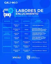 Trabajos de enlucimiento en estaciones del MIO: comienzan en la troncal de la carrera Primera