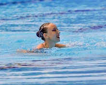 Emily Minante natación artística acción2 Solo en República Dominicana 2026