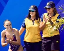 Emily Minante natación artística plata Solo en República Dominicana 2026