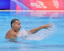 Gustavo Sánchez podio natación artística acción1 Solo en República Dominicana 2026