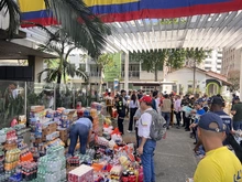 Solidaridad caleña se toma el centro de acopio de la Plazoleta Jairo Varela