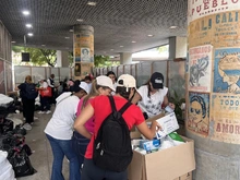 Solidaridad caleña se toma el centro de acopio de la Plazoleta Jairo Varela