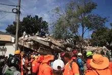 Desde Infraestructura se despliega personal y maquinaria para apoyar labores de rescate y evacuación de escombros 