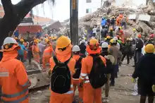 Los ‘Topos’ mexicanos ya están en Cali trabajando en la búsqueda de sobrevivientes del terremoto