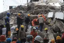 Los ‘Topos’ mexicanos ya están en Cali trabajando en la búsqueda de sobrevivientes del terremoto