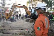 Mexican “Topos” are already in Cali working on the search for earthquake survivors