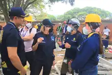 Ingenieros estructurales de la UNGRD recorren la ciudad en una carrera por salvar vidas