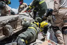 Unidad especial de la Policía Nacional apoya labores de búsqueda y rescate en Cali 