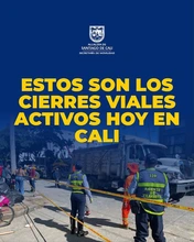 Movilidad mantiene cierres viales y desvíos  en Cali para atender la emergencia derivada del terremoto