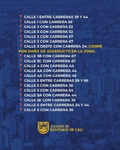 Movilidad mantiene cierres viales y desvíos  en Cali para atender la emergencia derivada del terremoto