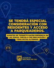Movilidad mantiene cierres viales y desvíos  en Cali para atender la emergencia derivada del terremoto