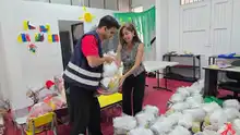 Alcaldía de Cali entrega 120 mercados a familias del Instituto para Niños Ciegos y Sordos