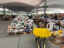 Más de 363 toneladas de ayudas humanitarias se han entregado tras el terremoto del 10 de agosto