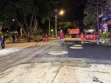 Alcaldía de Cali recuperó vía del Parque del Perro afectada por el terremoto