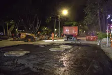 Alcaldía de Cali recuperó vía del Parque del Perro afectada por el terremoto