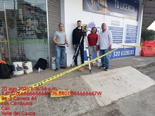 Topógrafos especializados de Bienes y Servicios acompañan labores de monitoreo técnico en zonas afectadas por el terremoto