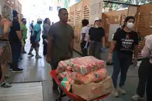 Santander se une a Cali con 35 toneladas de ayudas para los damnificados por el terremoto