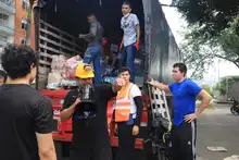 Santander se une a Cali con 35 toneladas de ayudas para los damnificados por el terremoto