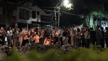 En Cuarto de Legua se encendió una luz en memoria de las víctimas del terremoto