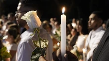 En Cuarto de Legua se encendió una luz en memoria de las víctimas del terremoto