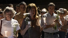 En Cuarto de Legua se encendió una luz en memoria de las víctimas del terremoto