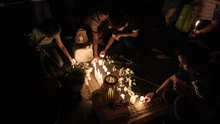 En Cuarto de Legua se encendió una luz en memoria de las víctimas del terremoto