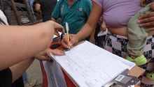 Familias evacuadas de Altos de Santa Elena recibieron ayudas humanitarias del centro de acopio Ciudadela Petronio