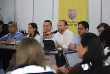 Ministro de Vivienda acompañó al alcalde de Cali en el Puesto de Mando Unificado para la Reconstrucción