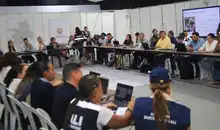 Ministro de Vivienda acompañó al alcalde de Cali en el Puesto de Mando Unificado para la Reconstrucción