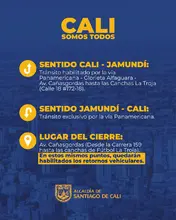 Cali se alista para el cierre de la avenida Cañasgordas: el domingo 6 de septiembre