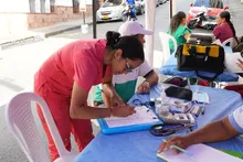 Familias damnificadas por el terremoto reciben atención integral en sus hospedajes temporales; así fue la jornada de salud en el Hotel Boulevard del Río